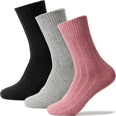 Produktbild von Occulto Damen Warme Wollsocken 3er Pack (Modell: Leni)