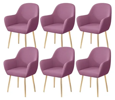Productafbeelding van Elastische Eetkamerstoelhoes Set van 4 Stuks