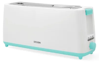 Toaster, 800 W, 2 Schlitze, 7 Bräunungsstufen, weiß