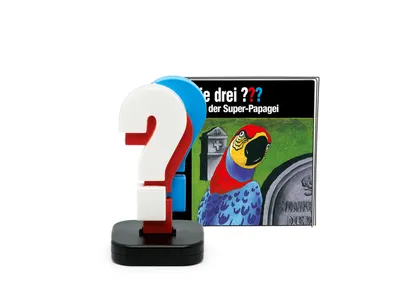 Produktbild von tonies Der Super-Papagei Limited, Spielzeug-Spieldosenfigur, 8 Jahr(e), Schwarz, Blau, Rot, Weiß