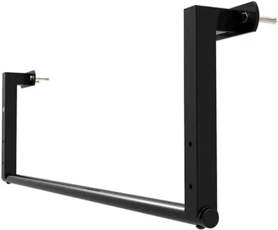 Obrázok produktu pre Hrazda na dverné rám – Fitness hrazda – Hrazda na posilňovanie – Univerzálne úchyty – 98 cm – Čierna