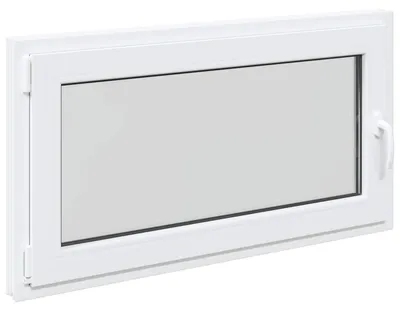 Zdjęcie produktu dla Okno piwniczne vidaXL RISOR 110 x 50 cm, PVC i szkło, białe