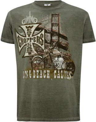 Produktbild von WCC West Coast Choppers T-Shirt Bridge Green-M