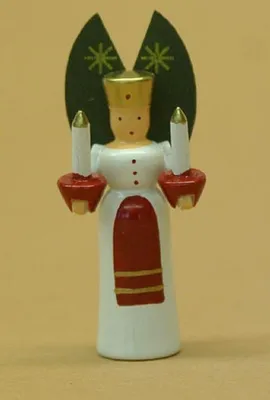 Produktbild von Holzfigur Engel bunt Höhe 3,5cm NEU