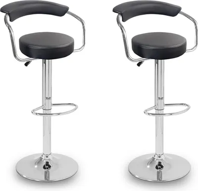 Produktbild von Aga 2x Barhocker MR2037 Schwarz