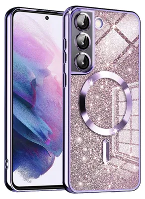 Obrázok produktu pre Techsuit Luxury Glitter MagSafe – puzdro na Samsung Galaxy S21 FE 5G – svetlofialový