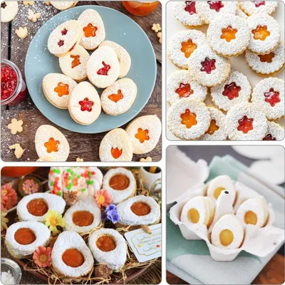 Produktbild von 9 Stück Ausstechformen für Ostern, Osterei Plätzchenausstecher, Linzer Ausstechform Ostern, Hasen Ostereier Plätzchen, Ausstechformen, ideale Ausstechformen für Osterplätzchen
