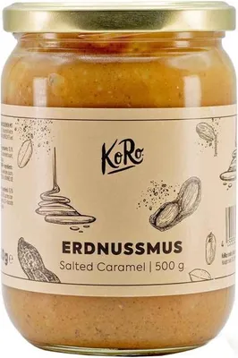 Produktbild von KoRo Erdnussmus Salted Caramel 500g