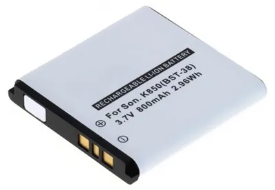 Produktbild von CELLONIC 1x Akku für Mobilfunk Kompatibel mit Sony Ericsson Vivaz (U5i), K850i, BeJoo, Kompatibel mit Sony BST-38 - (800mAh, 3.7V)