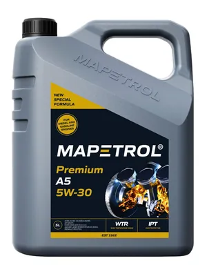 Produktbild von MAPETROL Premium A5 für 5W-30 5 Liter Motoröl Motorenöl Vollsynthetisch WSS-M2C913-D VCC 95200377 229.6 9.55535-G1 STJLR.03.5003 Öl