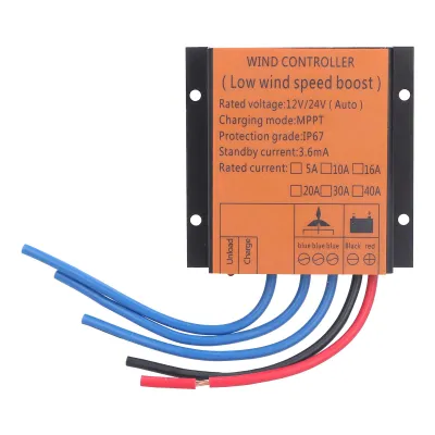 Obrázek produktu pro Řídicí jednotka větrné turbíny Nízkonapěťový regulátor nabíjení MPPT s LED displejem 100-400 W 12 V 24 V 30 A
