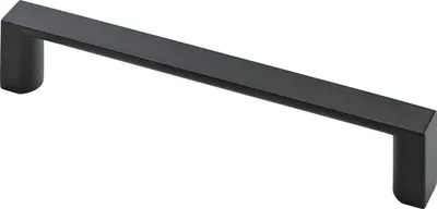 Produktbild von Hettich Möbelgriff Griff f. Möbel  12x137,5x26,5 mm LA128 Zinkdruckguss schwarz