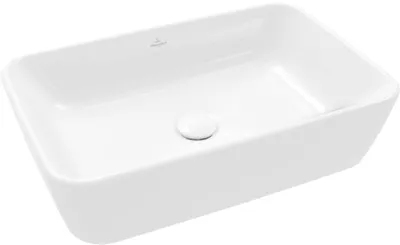 Produktbild von Villeroy & Boch Architectura Aufsatzwaschbecken Rechteckig Ohne Überlauf 60x40,5x15,5 cm Alpin Weiß