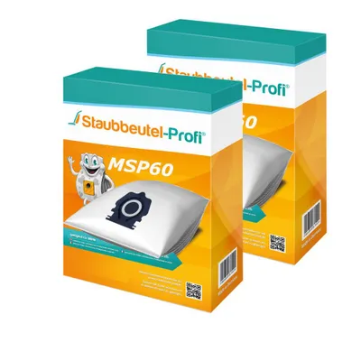 Produktbild von 8 Staubsaugerbeutel MSP60 geeignet für Miele Guard L1, M1, S1, TU, CO