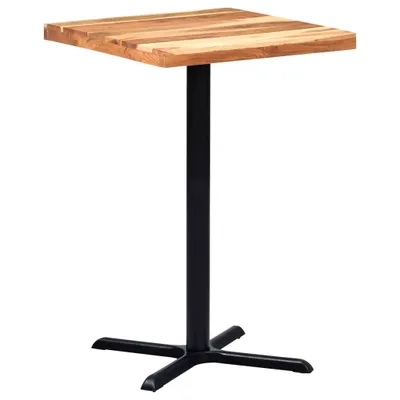 Zdjęcie produktu dla vidaXL Stół bistro rama czarny 76x76x107 cm żeliwo