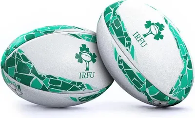 Zdjęcie produktu dla Piłka do rugby Gilbert Ireland Zielona 5 Zielona 5