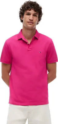 Zdjęcie produktu dla Koszulka polo męska Tommy Hilfiger, krótki rękaw, model 1985, krój regular, kolor różowy (Eccentric Magenta)