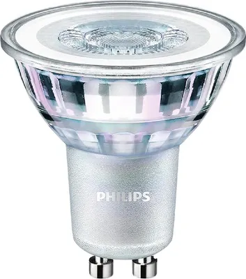 A studio shot of a Philips LED light bulb.