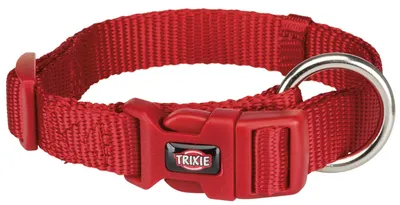 Produktbild von TRIXIE Premium Hundehalsband Gr. M–L, gepolstert – 35–55 cm/20 mm, rot