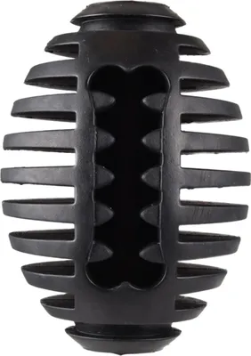 Produktbild von Flamingo Hundespielzeug Gummi Gladiator Rugby schwarz, Größe: L