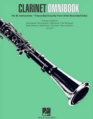 Obrázok produktu pre Clarinet Omnibook for B-Flat Instruments Transcribed Exactly from Artist Recorded Solos