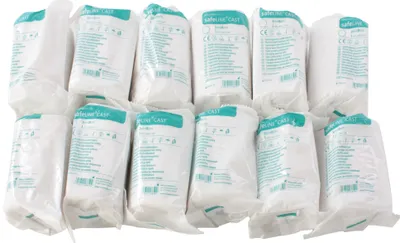 Produktbild von SEVICO Gipsbinden Babybauch Rollen 12er Set - 12x Gips Binden 10 cm x 300 cm Babybauch Gipsabdruck Gipsverband G33 12STK