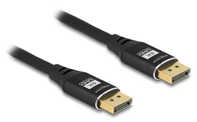 Image de DELOCK DisplayPort Kabel 8K 60Hz 2m schwarz Metall