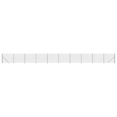 Produktbild von vidaXL Maschendrahtzaun mit Bodenflansch Anthrazit 2,2x25 m