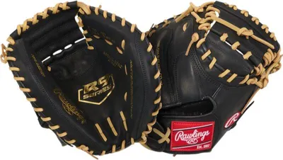 Produktbild von Rawlings R9CMU-23BC Baseball-Fängerhandschuh der R9-Serie für Jugendliche, 32 Zoll | Für Linkshänder