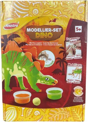 Image de Set de modelage Joustra "DINO" STEGOSAURUS