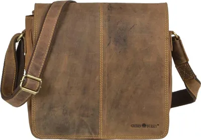 Produktbild von Greenburry Umhängetasche Leder braun Vintage 1729-25