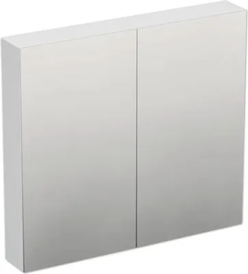 Produktbild von Jungborn Spiegelschrank TRENTA 80 x 14,4 x 72 cm weiß hochglanz 2-türig IP 44