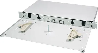 Produktbild von LogiLink FB0001G, 1U, Grau, Stahl, 480 mm, 243 mm, 44 mm