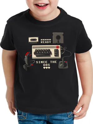 Produktbild von style3 C64 Love Kinder T-Shirt heimcomputer classic