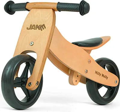 Obrázok produktu pre Balančná drevená trojkolka, Jake 2 v 1, prírodná