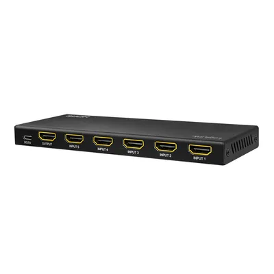 Zdjęcie produktu dla Logilink Switch HDMI 5x1-Port, 4K/60Hz, HDCP, HDR, CEC, RC