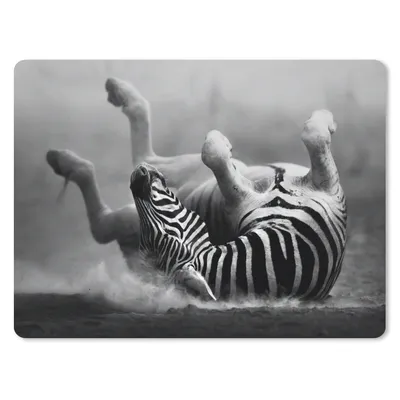 Produktbild von MuchoWow® Mauspad Mousepad Zebra - Tiere - Schwarz - Weiß 23x19 cm - Mousepads - Maus Mat - Pad - Mausunterlage - Schreibtischunterlage - Mauspad