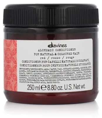 Produktbild von Davines Alchemic Conditioner Red, Frauen, Gefärbtes Haar, Rot, Farbschutz, Feuchtigkeitsspendend, Glanz, 250 ml, Behälter