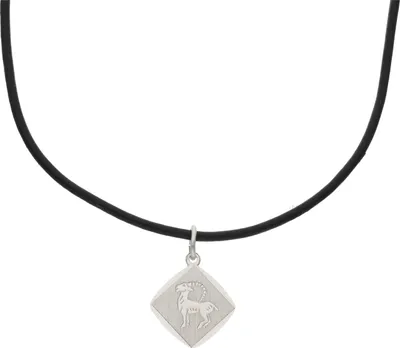 Produktbild von JuwelmaLux Sternzeichen Anhänger mit Lederkette 925 Silber Steinbock JL14-05-0068