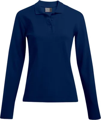 Immagine prodotto di Promodoro 4605 | Poloshirt pesante donna manica lunga - Colore: Navy - Taglia: XS