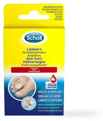 Productafbeelding van Scholl Likdoorn Verwijderpleisters (8 stuks)