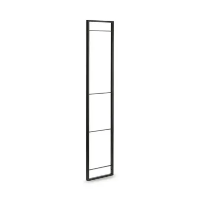 Image de Kesseböhmer YouK Système d'étagères P 320 mm, H 1500 mm, avec 4 supports de rangement, noir mat