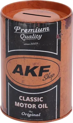 Produktbild von Spardose: "AKF Shop, CLASSIC MOTOR OIL the Original"