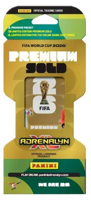 Image de Panini Coupe du Monde FIFA 2026 Adrenalyn XL Pack Premium Gold Cartes de Collection