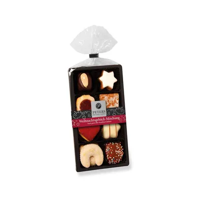 Produktbild von Peters Weihnachtsgebäck Mischung aus Frucht Marzipan und Nüssen 100g