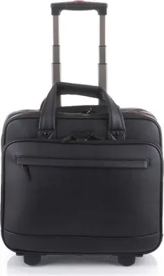 Imagen del producto de Carro para portátil con compartimento para pantallas de 15,6 pulgadas, color , con ruedas, ideal para viajes