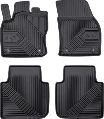 Produktbild von Fußmatten Gummimatten No.77 für VW Tiguan Allspace 2016-2024 TPE Schwarz 4 tlg