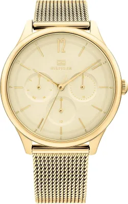 Produktbild von Tommy Hilfiger 1782458 Damen-Armbanduhr, Edelstahl-Gehäuse, Metall-Armband