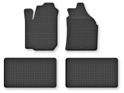 Produktbild von Gummi-Fußmatten für Toyota Previa II 2000-2005 (Minivan) – 4-tlg, Schwarz, Semi-Universal, angepasst – Wielganizator Semi-Universal