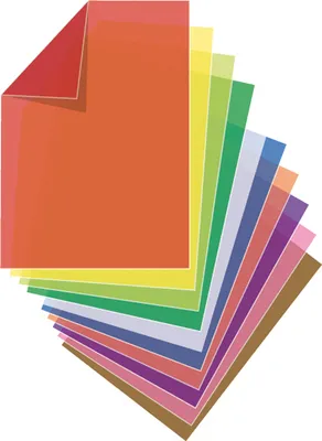 Produktbild von 40 (4x 10) Blatt Transparentpapier DIN A4 / 10 verschiedene Farben